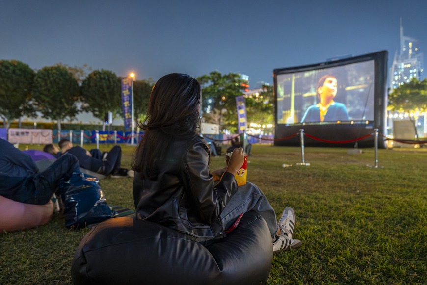 Free Christmas 2025 activities to do in Dubai: Outdoor cinema at JLT Dubai